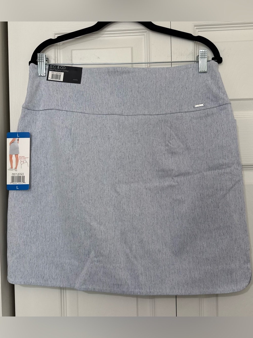 SC & CO Athletic Golf Tennis Stretch Skort Tummy Control, Women’s Size Large